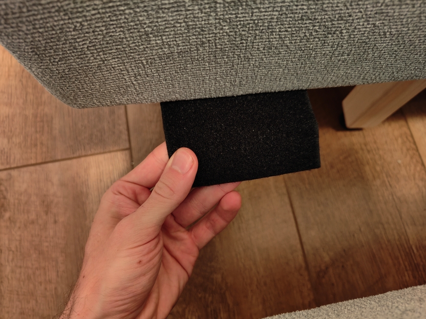 Emma Signature Boxspring klittenband close-up